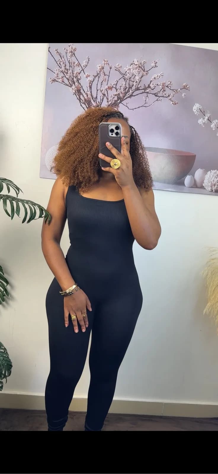 Black Ribbed Sleeveless playsuit